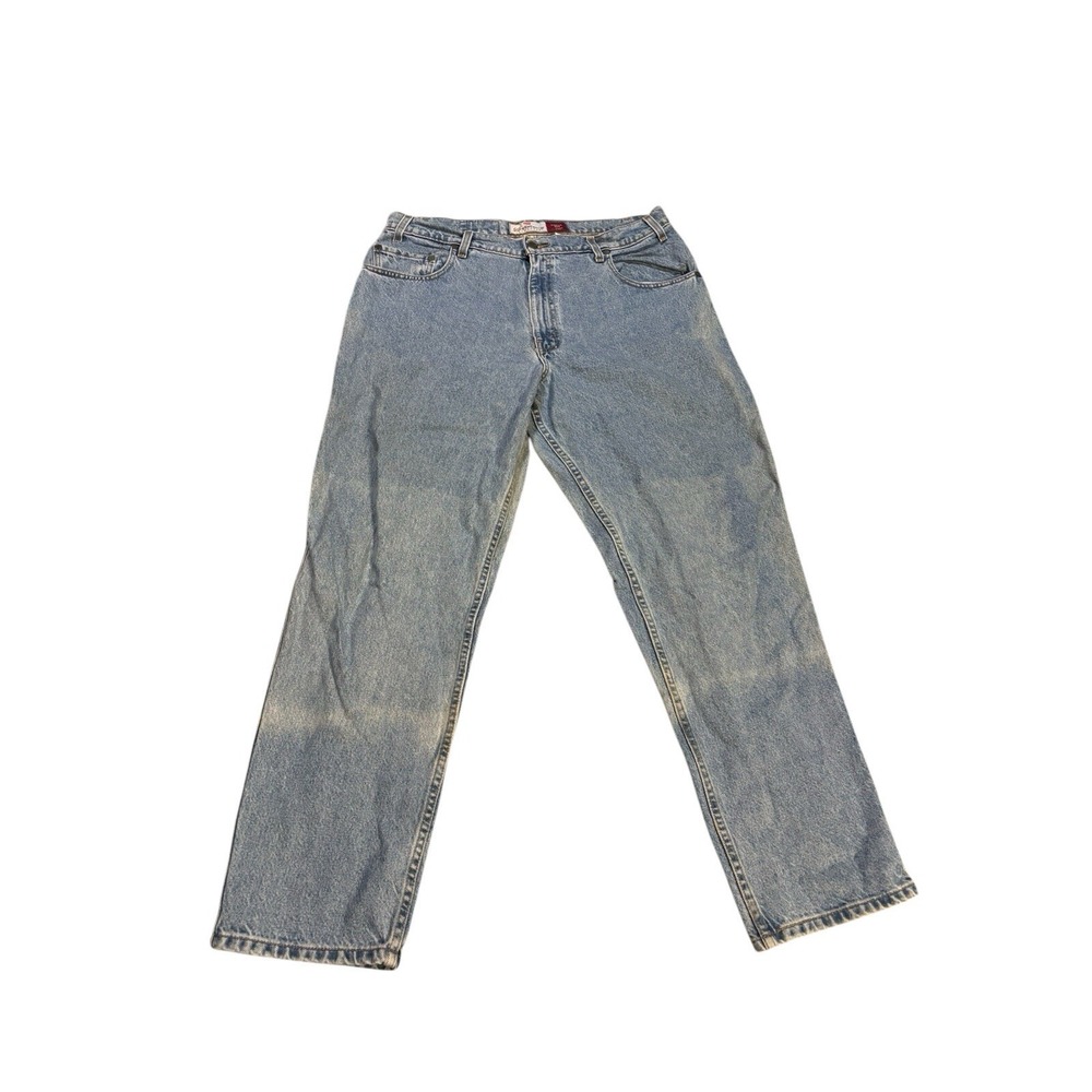 Levi's Orange Tab 545 Loose Fit Mens Jeans 38x31 Light Wash Straight Leg
